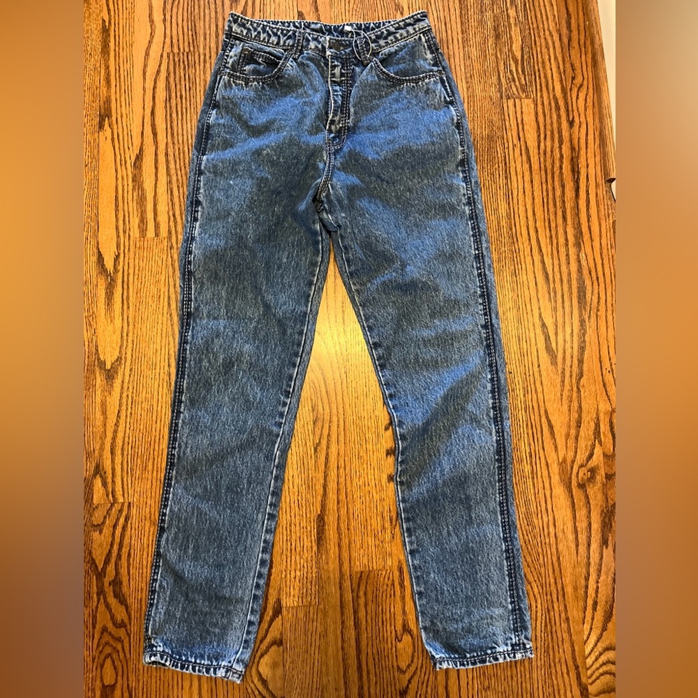 1980s Vintage No The Jeans Revolt BY CLAUDE ATTIAS Jeans 100% Cotton Size 31